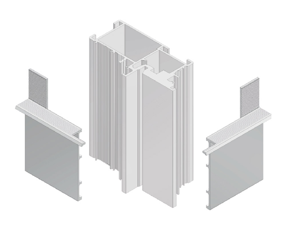 ECLISSE Syntesis Baseboard terminal elements 15 mm