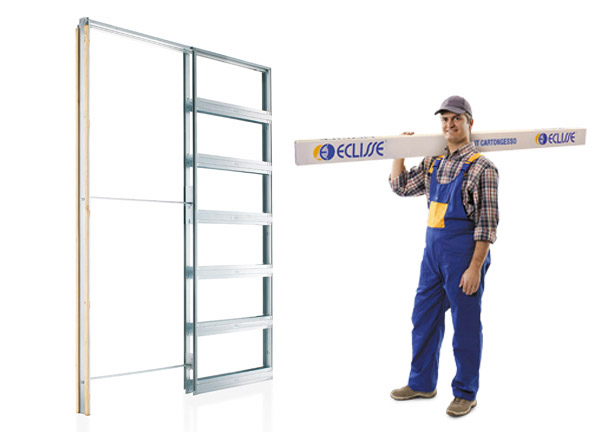 ECLISSE sliding pocket door system - stud wall kit