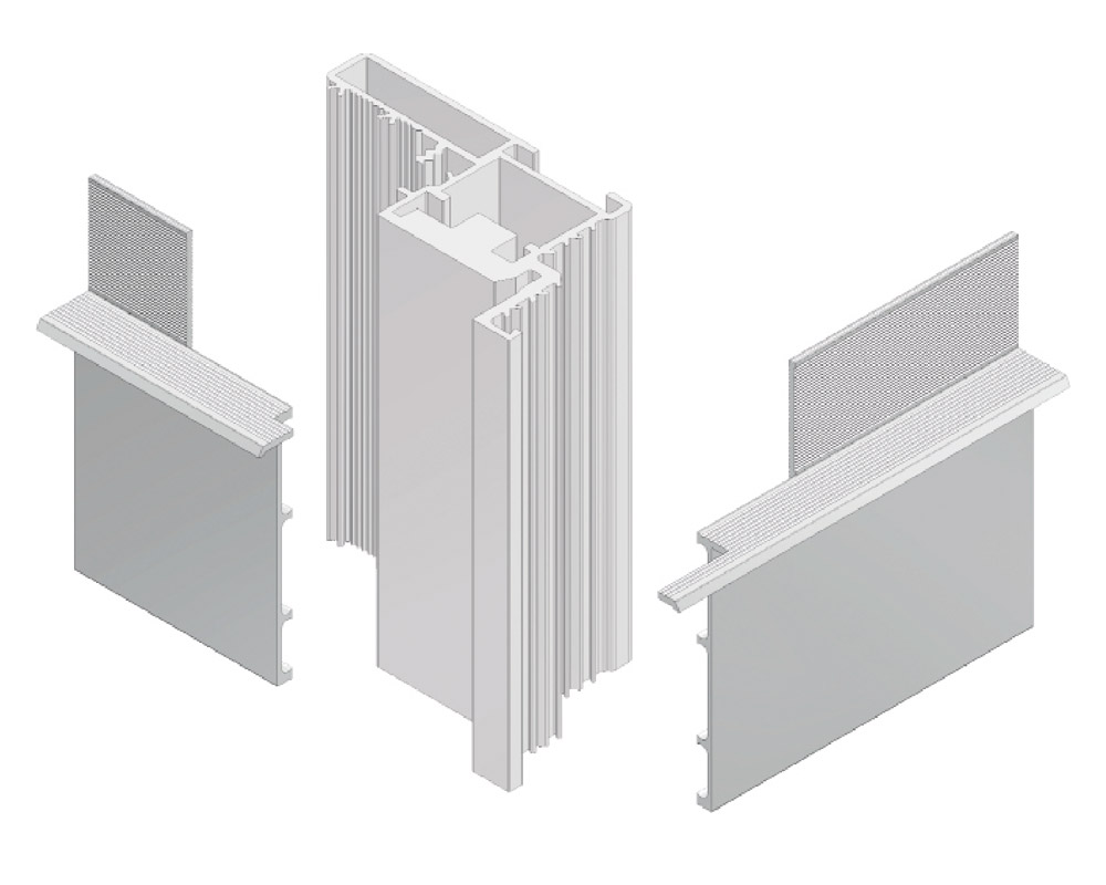 ECLISSE Syntesis Baseboard terminal elements 15 mm