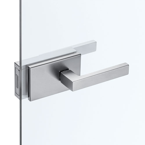 Handles with lock for ECLISSE hinged glass doors