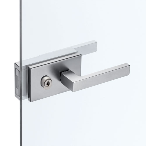 Handles with lock fitted for cylinder for ECLISSE hinge