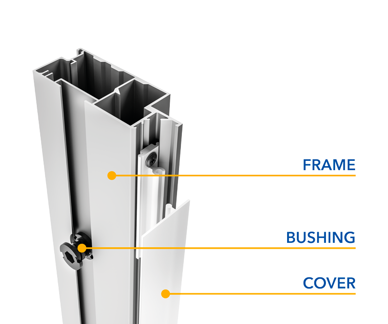 Perimetral cover for flush-to-wall access panels