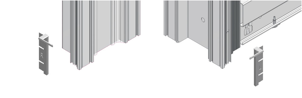 ECLISSE Syntesis Baseboard terminal elements 13 mm