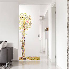 Glass pocket doors