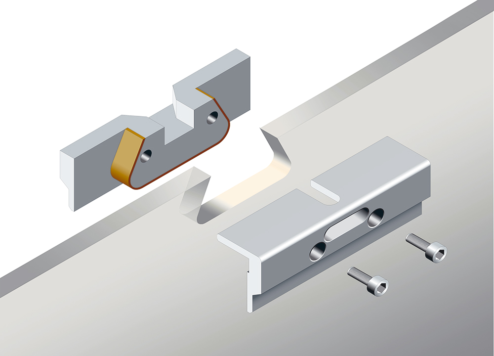 Brackets for sliding pocket glass doors