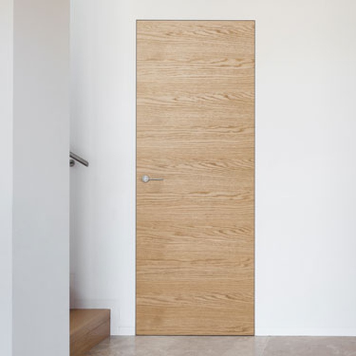 Wood veneer doors